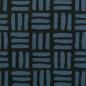 Preview: French Terry Sommersweat Wabi Grid Pinselstriche in Anthrazit